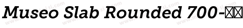 Museo Slab Rounded 700字体转换